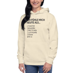 Unisex Premium-Hoodie – Cotton Heritage M2580 | ICH FÜHLE MICH HEUTE ALS FRAU