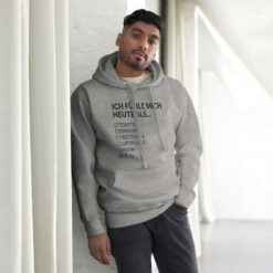 Alternative view of Unisex Premium-Hoodie – Cotton Heritage M2580 | ICH FÜHLE MICH HEUTE ALS FRAU