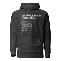Unisex Premium-Hoodie – Cotton Heritage M2580 | ICH FÜHLE MICH HEUTE ALS MANN