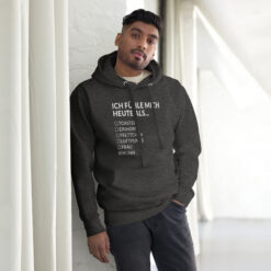 Unisex Premium-Hoodie – Cotton Heritage M2580 | ICH FÜHLE MICH HEUTE ALS MANN