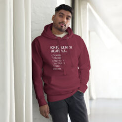 Unisex Premium-Hoodie – Cotton Heritage M2580 | ICH FÜHLE MICH HEUTE ALS MANN