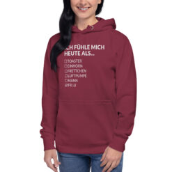 Unisex Premium-Hoodie – Cotton Heritage M2580 | ICH FÜHLE MICH HEUTE ALS FRAU