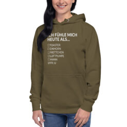 Unisex Premium-Hoodie – Cotton Heritage M2580 | ICH FÜHLE MICH HEUTE ALS FRAU