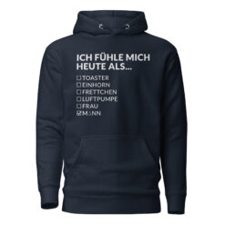 Alternative view of Unisex Premium-Hoodie – Cotton Heritage M2580 | ICH FÜHLE MICH HEUTE ALS MANN