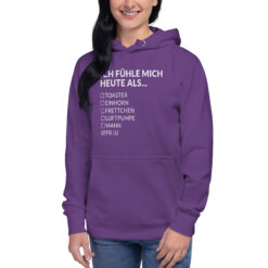 Unisex Premium-Hoodie – Cotton Heritage M2580 | ICH FÜHLE MICH HEUTE ALS FRAU