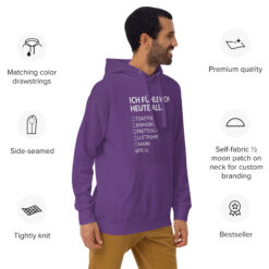 Unisex Premium-Hoodie – Cotton Heritage M2580 | ICH FÜHLE MICH HEUTE ALS FRAU
