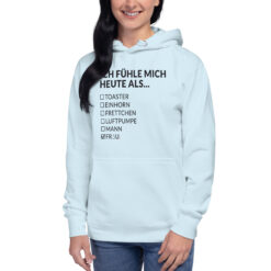 Unisex Premium-Hoodie – Cotton Heritage M2580 | ICH FÜHLE MICH HEUTE ALS FRAU