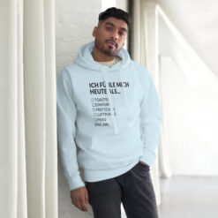 Unisex Premium-Hoodie – Cotton Heritage M2580 | ICH FÜHLE MICH HEUTE ALS MANN
