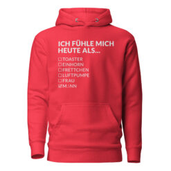 Unisex Premium-Hoodie – Cotton Heritage M2580 | ICH FÜHLE MICH HEUTE ALS MANN