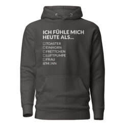 Unisex Premium-Hoodie – Cotton Heritage M2580 | ICH FÜHLE MICH HEUTE ALS MANN