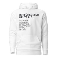 Unisex Premium-Hoodie – Cotton Heritage M2580 | ICH FÜHLE MICH HEUTE ALS MANN