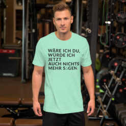 Essenzielles Unisex T-Shirt – Bella + Canvas 3001 | WÄRE ICH DU