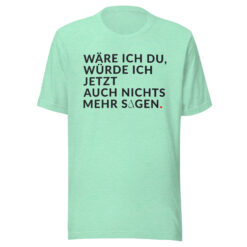 Essenzielles Unisex T-Shirt – Bella + Canvas 3001 | WÄRE ICH DU