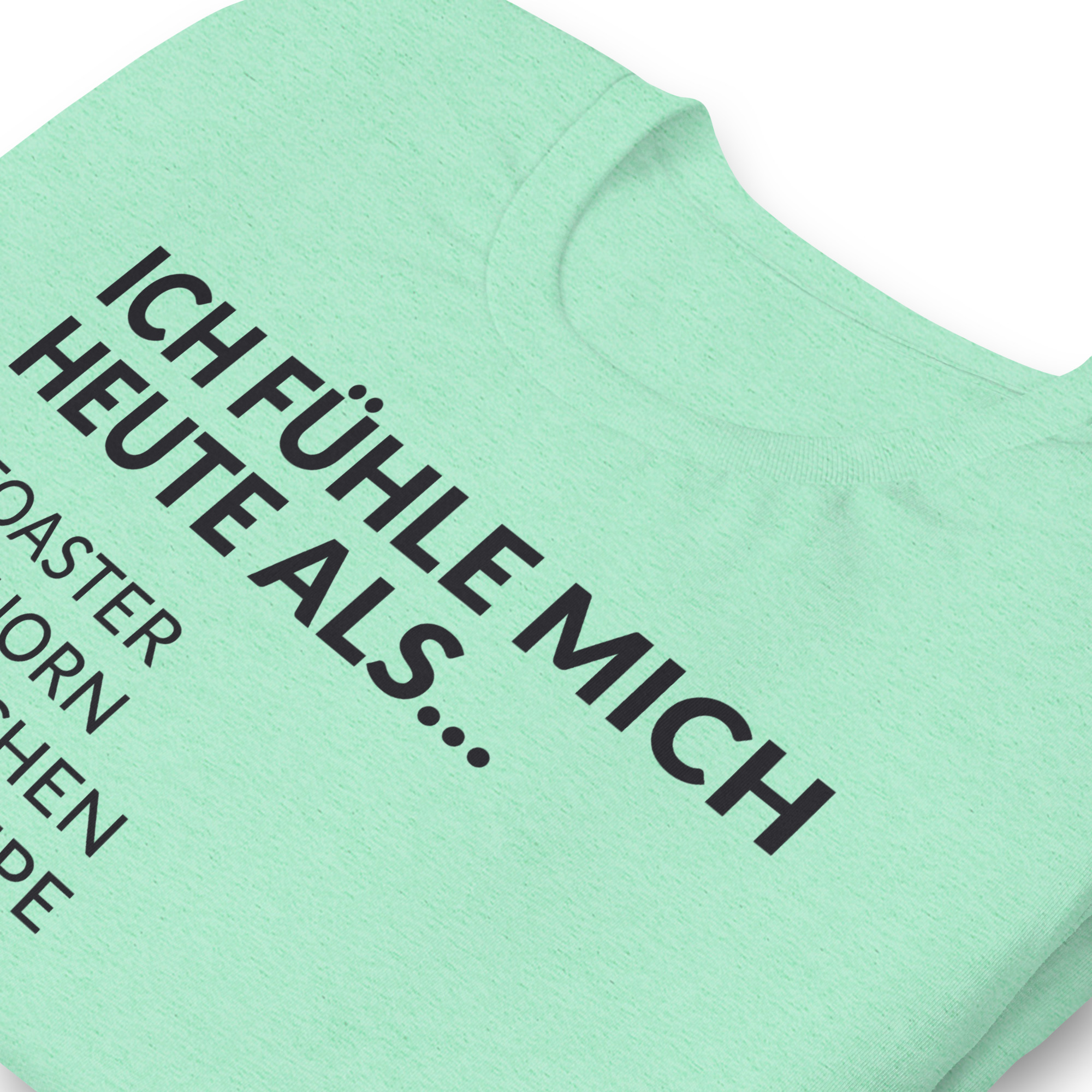 Essenzielles Unisex T-Shirt – Bella + Canvas 3001 | ICH FÜHLE MICH HEUTE ALS FRAU – Bild 24