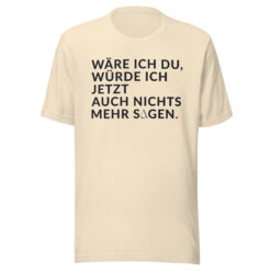 Essenzielles Unisex T-Shirt – Bella + Canvas 3001 | WÄRE ICH DU