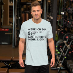 Essenzielles Unisex T-Shirt – Bella + Canvas 3001 | WÄRE ICH DU