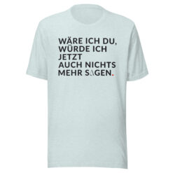 Essenzielles Unisex T-Shirt – Bella + Canvas 3001 | WÄRE ICH DU