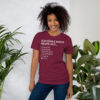 Essenzielles Unisex T-Shirt – Bella + Canvas 3001 | ICH FÜHLE MICH HEUTE ALS FRAU