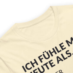 Essenzielles Unisex T-Shirt – Bella + Canvas 3001 | ICH FÜHLE MICH HEUTE ALS MANN