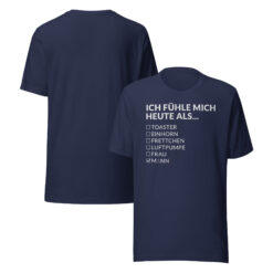 Essenzielles Unisex T-Shirt – Bella + Canvas 3001 | ICH FÜHLE MICH HEUTE ALS MANN