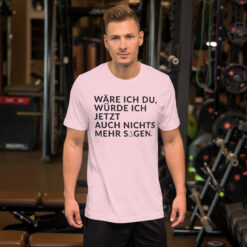 Essenzielles Unisex T-Shirt – Bella + Canvas 3001 | WÄRE ICH DU