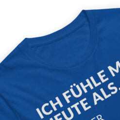 Essenzielles Unisex T-Shirt – Bella + Canvas 3001 | ICH FÜHLE MICH HEUTE ALS MANN
