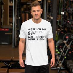 Essenzielles Unisex T-Shirt – Bella + Canvas 3001 | WÄRE ICH DU