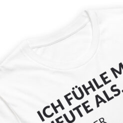 Essenzielles Unisex T-Shirt – Bella + Canvas 3001 | ICH FÜHLE MICH HEUTE ALS FRAU