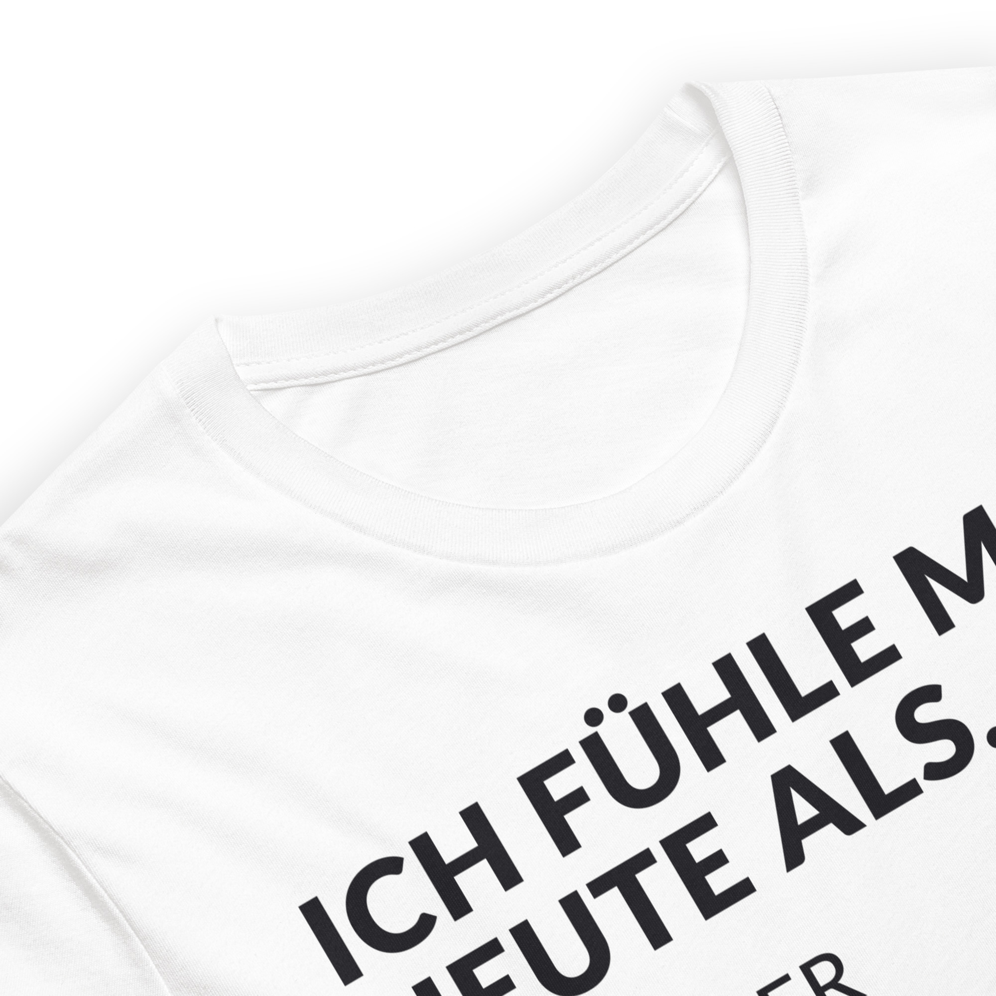 Essenzielles Unisex T-Shirt – Bella + Canvas 3001 | ICH FÜHLE MICH HEUTE ALS FRAU – Bild 14