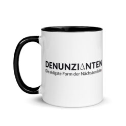 Alternative view of Bunte Tasse mit farbiger Innenseite | DENUNZIANTEN