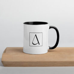 Keramiktasse mit farbiger Innenseite | ICH FÜHLE MICH HEUTE ALS MANN