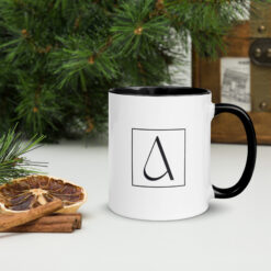 Keramiktasse mit farbiger Innenseite | ICH FÜHLE MICH HEUTE ALS MANN