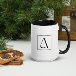 Keramiktasse mit farbiger Innenseite | ICH FÜHLE MICH HEUTE ALS MANN