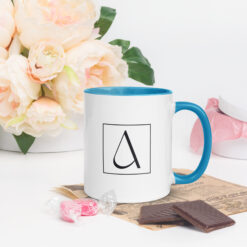 Bunte Tasse mit farbiger Innenseite | ICH FÜHLE MICH HEUTE ALS FRAU