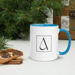 Keramiktasse mit farbiger Innenseite | ICH FÜHLE MICH HEUTE ALS MANN