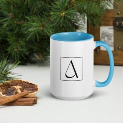 Keramiktasse mit farbiger Innenseite | ICH FÜHLE MICH HEUTE ALS MANN