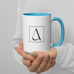 Keramiktasse mit farbiger Innenseite | ICH FÜHLE MICH HEUTE ALS MANN