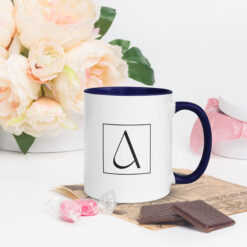 Bunte Tasse mit farbiger Innenseite | ICH FÜHLE MICH HEUTE ALS FRAU