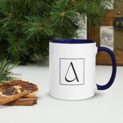 Keramiktasse mit farbiger Innenseite | ICH FÜHLE MICH HEUTE ALS MANN