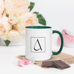 Bunte Tasse mit farbiger Innenseite | ICH FÜHLE MICH HEUTE ALS FRAU
