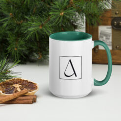 Keramiktasse mit farbiger Innenseite | ICH FÜHLE MICH HEUTE ALS MANN