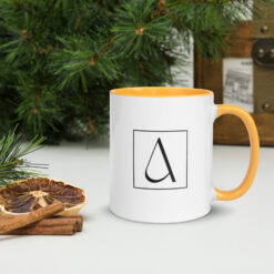 Keramiktasse mit farbiger Innenseite | ICH FÜHLE MICH HEUTE ALS MANN
