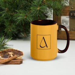 Keramiktasse mit farbiger Innenseite | ICH FÜHLE MICH HEUTE ALS MANN