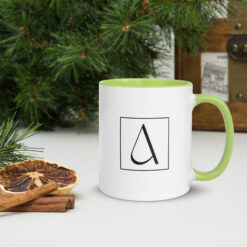 Keramiktasse mit farbiger Innenseite | ICH FÜHLE MICH HEUTE ALS MANN