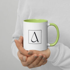 Keramiktasse mit farbiger Innenseite | ICH FÜHLE MICH HEUTE ALS MANN
