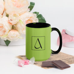 Bunte Tasse mit farbiger Innenseite | ICH FÜHLE MICH HEUTE ALS FRAU