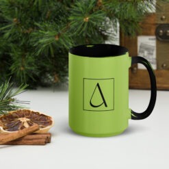 Keramiktasse mit farbiger Innenseite | ICH FÜHLE MICH HEUTE ALS MANN