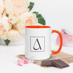 Bunte Tasse mit farbiger Innenseite | ICH FÜHLE MICH HEUTE ALS FRAU