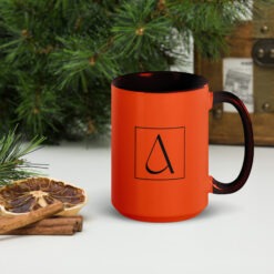 Keramiktasse mit farbiger Innenseite | ICH FÜHLE MICH HEUTE ALS MANN