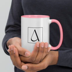 Bunte Tasse mit farbiger Innenseite | ICH FÜHLE MICH HEUTE ALS FRAU